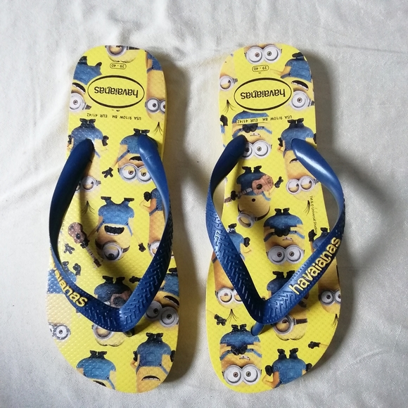 Havaianas Flip-flops with Minions print size 9 / 10 - Picture 3 of 3